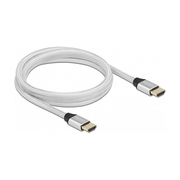 DeLOCK Cable HDMI Ultra High Speed 8K 60 Hz 48 Gbps 2 m Plata DeLOCK Cable HDMI Ultra High Speed 8K 60 Hz 48 Gbps 2 m Plata