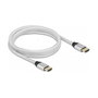 DeLOCK Cable HDMI Ultra High Speed 8K 60 Hz 48 Gbps 2 m Plata