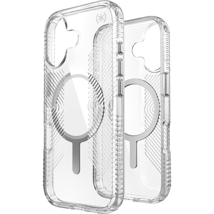 Speck Presidio Perfect Clear Grip Case MagSafe para iPhone 17