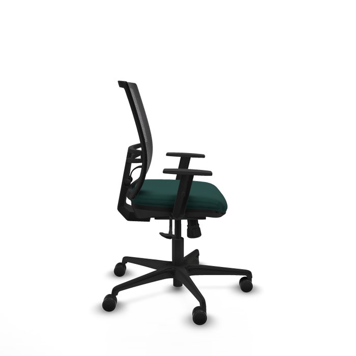 PIQUERAS Y CRESPO Silla de oficina Yunquera Verde botella con mecanismo Sincro PIQUERAS Y CRESPO Silla de oficina Yunquera Verde botella con mecanismo Sincro