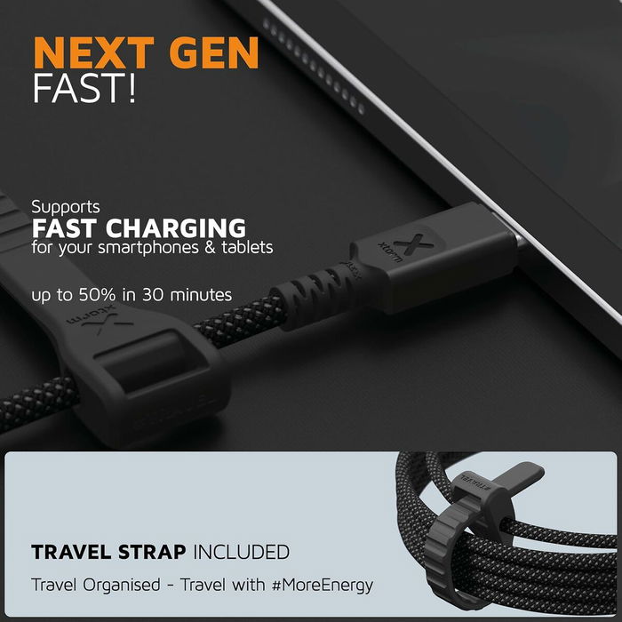 Cable USB Xtorm CX3051 Negro 1,5 m