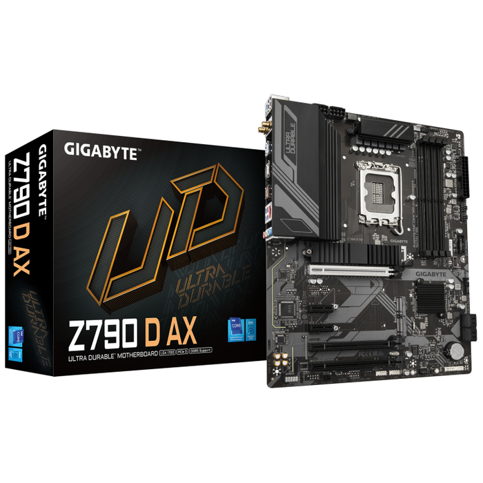 GIGABYTE Z790 D AX Placa base Intel Z790 Express LGA 1700 ATX con Wi-Fi 6E y DDR5 para CPUs Intel Core de 14ª, 13ª y 12ª Generación
