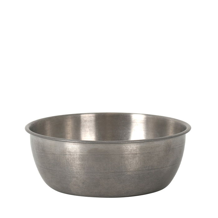 VIEJO VALLE Bol Redondo Vintage Plata, Diámetro 13.5 cm, Capacidad 40 cl (Set de 12)