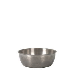 VIEJO VALLE Bol Redondo Vintage Plata, Diámetro 13.5 cm, Capacidad 40 cl (Set de 12)