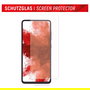 Displex Protector de Pantalla Panzerglas 2D Clear 10H para Samsung Galaxy A54 5G, Cristal Templado Kratzer-resistente, Aplicación en Seco, Incluye Kit de Montaje Ecológico