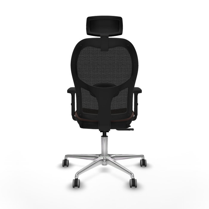 PIQUERAS Y CRESPO Silla de oficina Jorquera con mecanismo Sincro/Traslack, Marrón oscuro y Negro PIQUERAS Y CRESPO Silla de oficina Jorquera con mecanismo Sincro/Traslack, Marrón oscuro y Negro