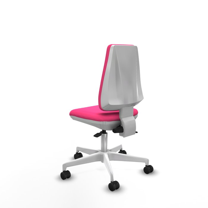 PIQUERAS Y CRESPO Silla de oficina Elche Rosa con mecanismo Asincro