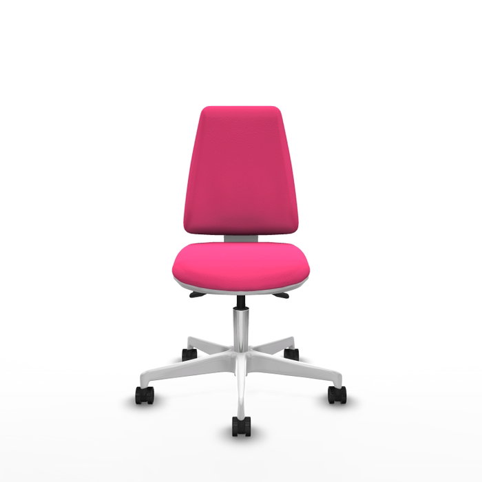 PIQUERAS Y CRESPO Silla de oficina Elche Rosa con mecanismo Asincro