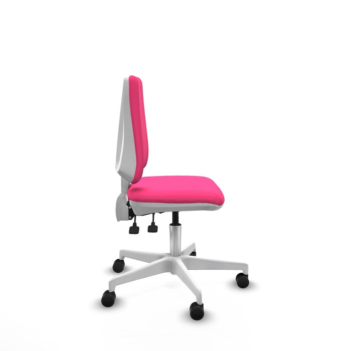 PIQUERAS Y CRESPO Silla de oficina Elche Rosa con mecanismo Asincro