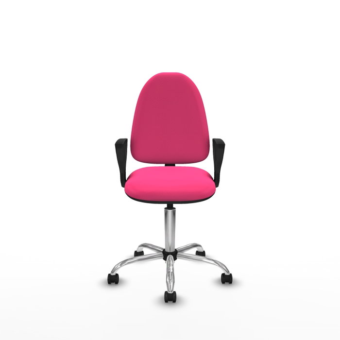 PIQUERAS Y CRESPO Silla de oficina Aýna Rosa con mecanismo de contacto permanente