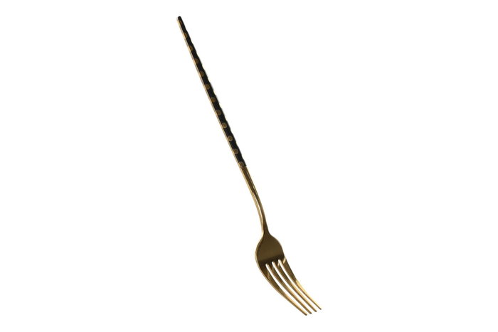 DKD Home Decor Set de Cubertería Topos Negro y Dorado de 16 Piezas DKD Home Decor Set de Cubertería Topos Negro y Dorado de 16 Piezas