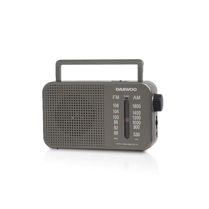 Daewoo Radio Portátil DW1121 Gris