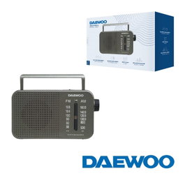 Daewoo Radio Portátil DW1121 Gris