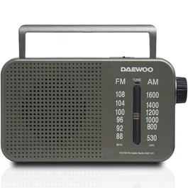 Daewoo Radio Portátil DW1121 Gris
