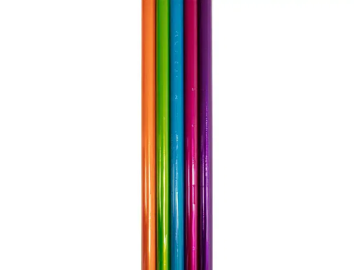 Clairefontaine Papel de Regalo de Polipropileno Transparente, Surtido Trendy, 30 Rollos de 2 x 0,7 m