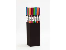 Clairefontaine Papel de Regalo de Polipropileno Transparente, Surtido Trendy, 30 Rollos de 2 x 0,7 m