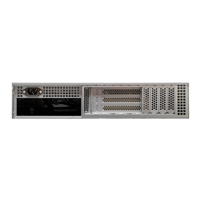 Unykach UK2130 2U600 Chasis de Servidor Rack 19 Pulgadas Negro y Plata
