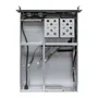 Unykach UK2130 2U600 Chasis de Servidor Rack 19 Pulgadas Negro y Plata