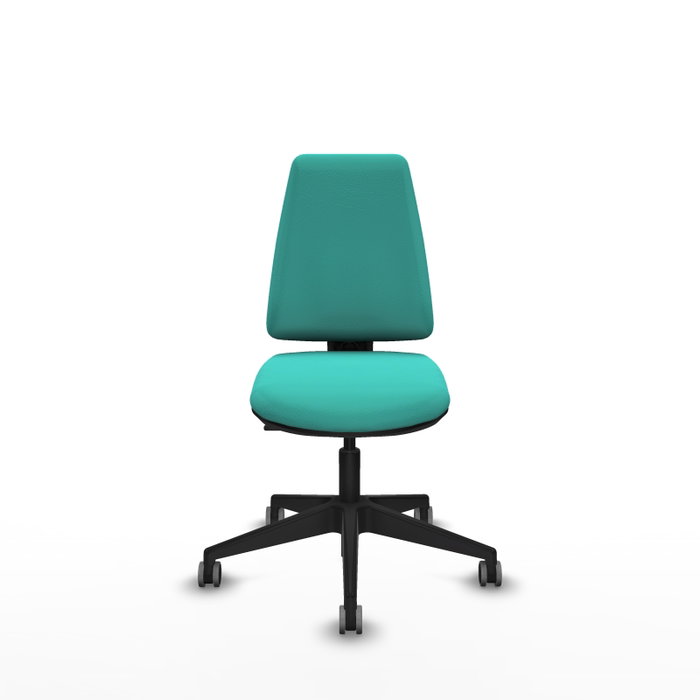 PIQUERAS Y CRESPO Silla de oficina Elche Turquesa sin brazos PIQUERAS Y CRESPO Silla de oficina Elche Turquesa sin brazos