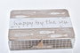 DKD Home Decor Caja Mediterraneo Pollença Madera Metal Marron Blanco 24 x 16 x 6 cm