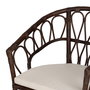 Silla Marrón Ratán Salón 58 X 59 X 78 cm