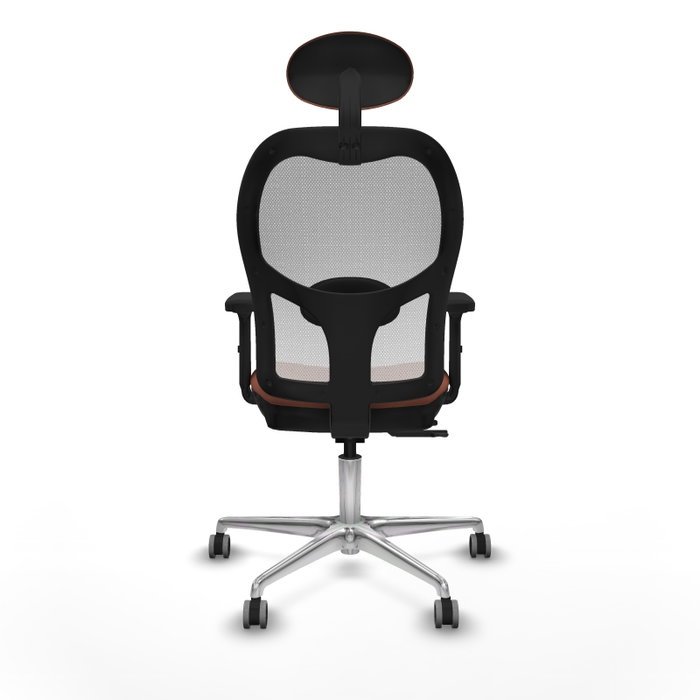 PIQUERAS Y CRESPO Silla de oficina Jorquera Marrón y Blanco PIQUERAS Y CRESPO Silla de oficina Jorquera Marrón y Blanco