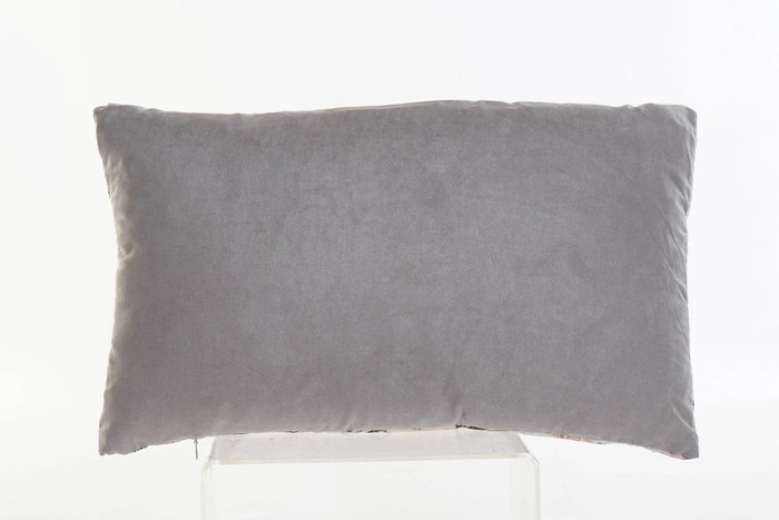 DKD Home Decor Cojín Poliéster Jacquard Diseño Flor Surtido 3 Colores