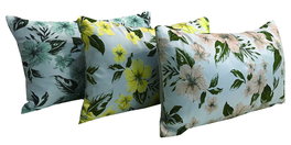 DKD Home Decor Cojín Poliéster Jacquard Diseño Flor Surtido 3 Colores