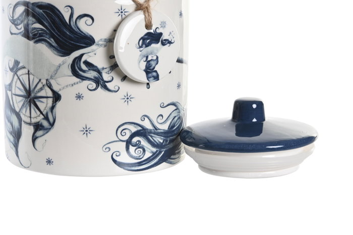 DKD Home Decor Bote Stella Maris en Dolomita, Surtido de 3 Unidades