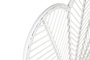 DKD Home Decor Cabecero de Bambú y Ratán Blanco para Cama de 135-150cm