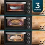Cecotec 03817 Horno Tostador de 23 L, 1500 W, Negro