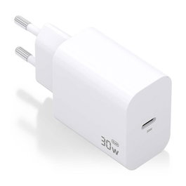 AISENS A110-0940 Cargador USB-C PD3.0 GaN 30W Blanco