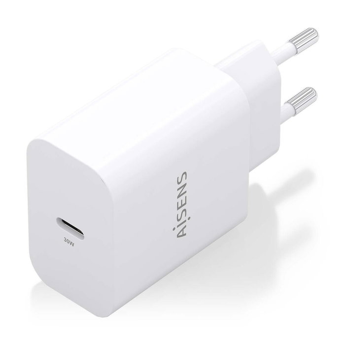 Aisens Cargador GaN 30W USB-C Blanco A110-0940