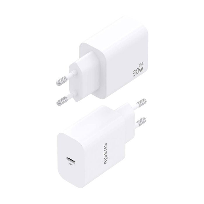 Aisens Cargador GaN 30W USB-C Blanco A110-0940