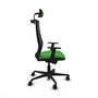 PIQUERAS Y CRESPO Silla de oficina Mardos con mecanismo Sincro/Traslack Verde y Negro