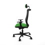 PIQUERAS Y CRESPO Silla de oficina Mardos con mecanismo Sincro/Traslack Verde y Negro