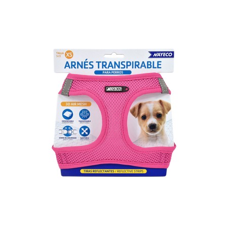 Nayeco Arnés Transpirable Fucsia XS (35-40 cm) para Perros Pequeños Nayeco Arnés Transpirable Fucsia XS (35-40 cm) para Perros Pequeños