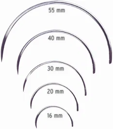 Covetrus Agujas Sutura 1-2 Corte Sz 1043 mm Ojo Regular 12 Unidades