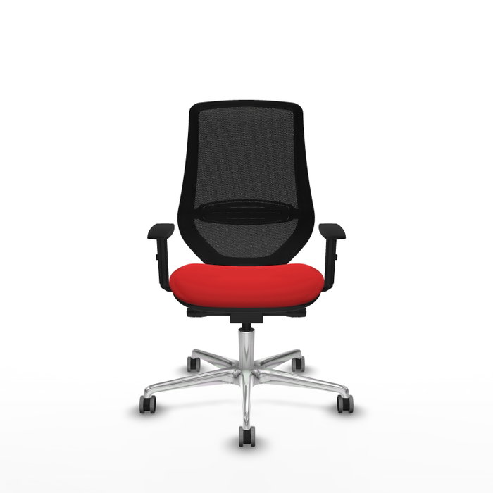 PIQUERAS Y CRESPO Silla de oficina Mardos con mecanismo Sincro/Traslack, Rojo y Negro PIQUERAS Y CRESPO Silla de oficina Mardos con mecanismo Sincro/Traslack, Rojo y Negro