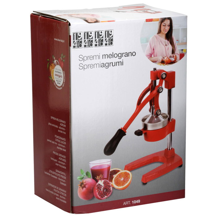 1946 Exprimidor De Palanca 1946 Aluminio y Acero Inoxidable Medidas 22x17 cm h.39 cm 1946 Exprimidor De Palanca 1946 Aluminio y Acero Inoxidable Medidas 22x17 cm h.39 cm