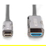 Digitus Adaptador USB-C a HDMI AOC, Cable Activo Óptico 4K 60 Hz, 20 metros