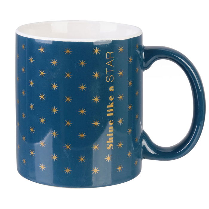 Saveur et Degustation Mug 300 Ml "Shine" Colección Table En Fête Cerámica