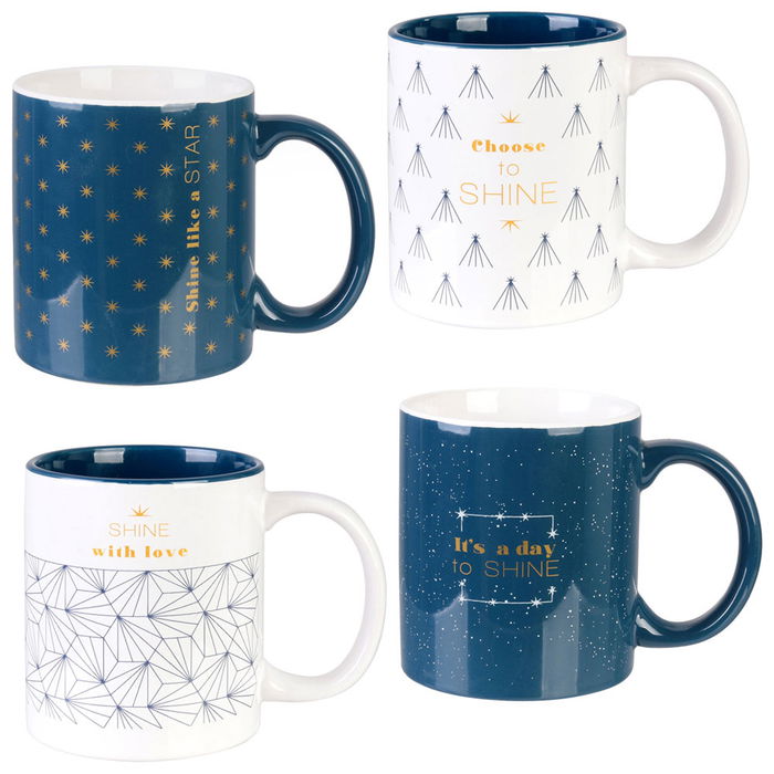 Saveur et Degustation Mug 300 Ml "Shine" Colección Table En Fête Cerámica
