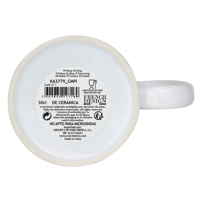 Saveur et Degustation Mug 300 Ml "Shine" Colección Table En Fête Cerámica