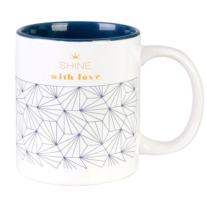 Saveur et Degustation Mug 300 Ml "Shine" Colección Table En Fête Cerámica