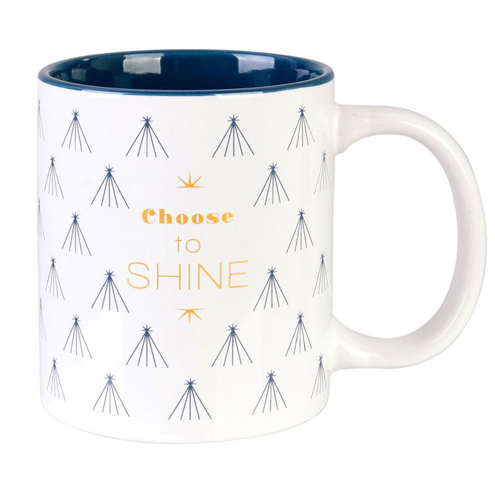 Saveur et Degustation Mug 300 Ml "Shine" Colección Table En Fête Cerámica