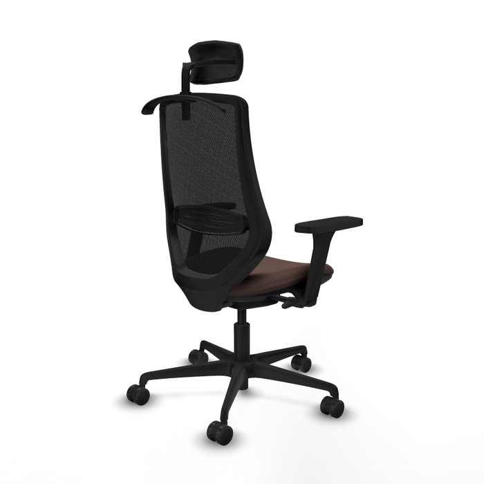 PIQUERAS Y CRESPO Silla de oficina Mardos con mecanismo Sincro/Traslack, Marrón oscuro y Negro PIQUERAS Y CRESPO Silla de oficina Mardos con mecanismo Sincro/Traslack, Marrón oscuro y Negro