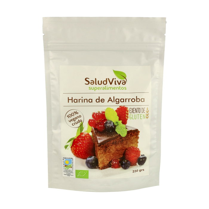 Salud Viva Harina de Algarroba Bio 250g - Superalimento Natural Salud Viva Harina de Algarroba Bio 250g - Superalimento Natural