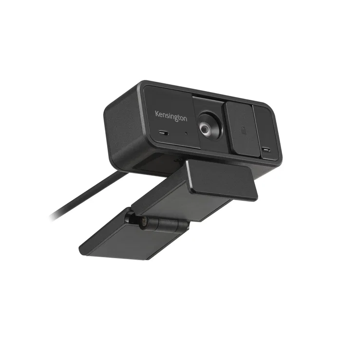 Kensington W1050 K80251WW Webcam USB Full HD 1080p 95° Ángulo Amplio Enfoque Fijo con Micrófonos Estéreo y Tapa de Privacidad - Negro