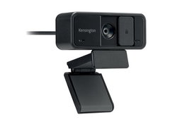 Kensington Webcam W1050 - Cámara Web 1080p Full HD con Enfoque Fijo, Ángulo de Visión de 95°, Color Negro